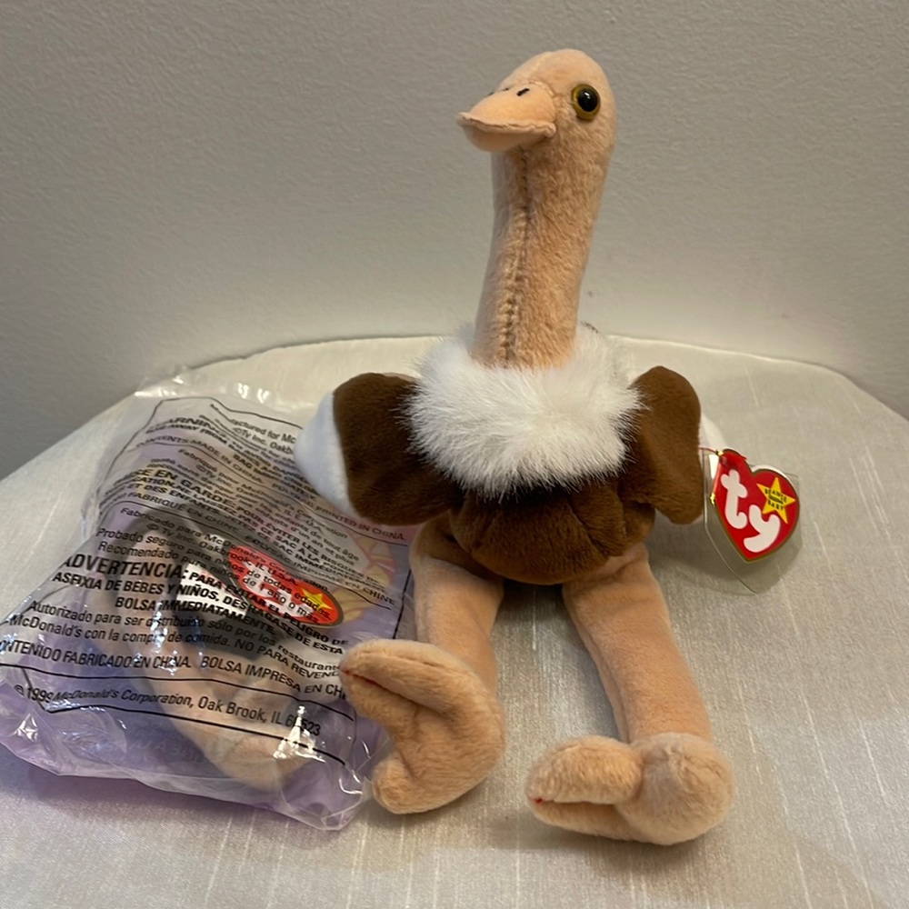 Vintage Beanie Baby Stretch and Teenie Beanie Baby Stretchy